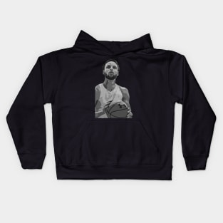 Stephen Curry Basketball Fanart Kids Hoodie